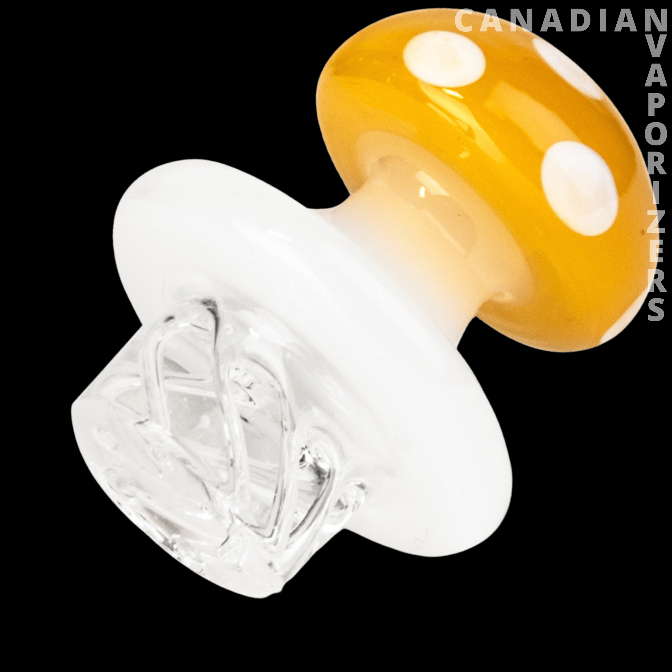 Red Eye Glass Mushroom Whirlpool Carb Cap - Canadian Vaporizers