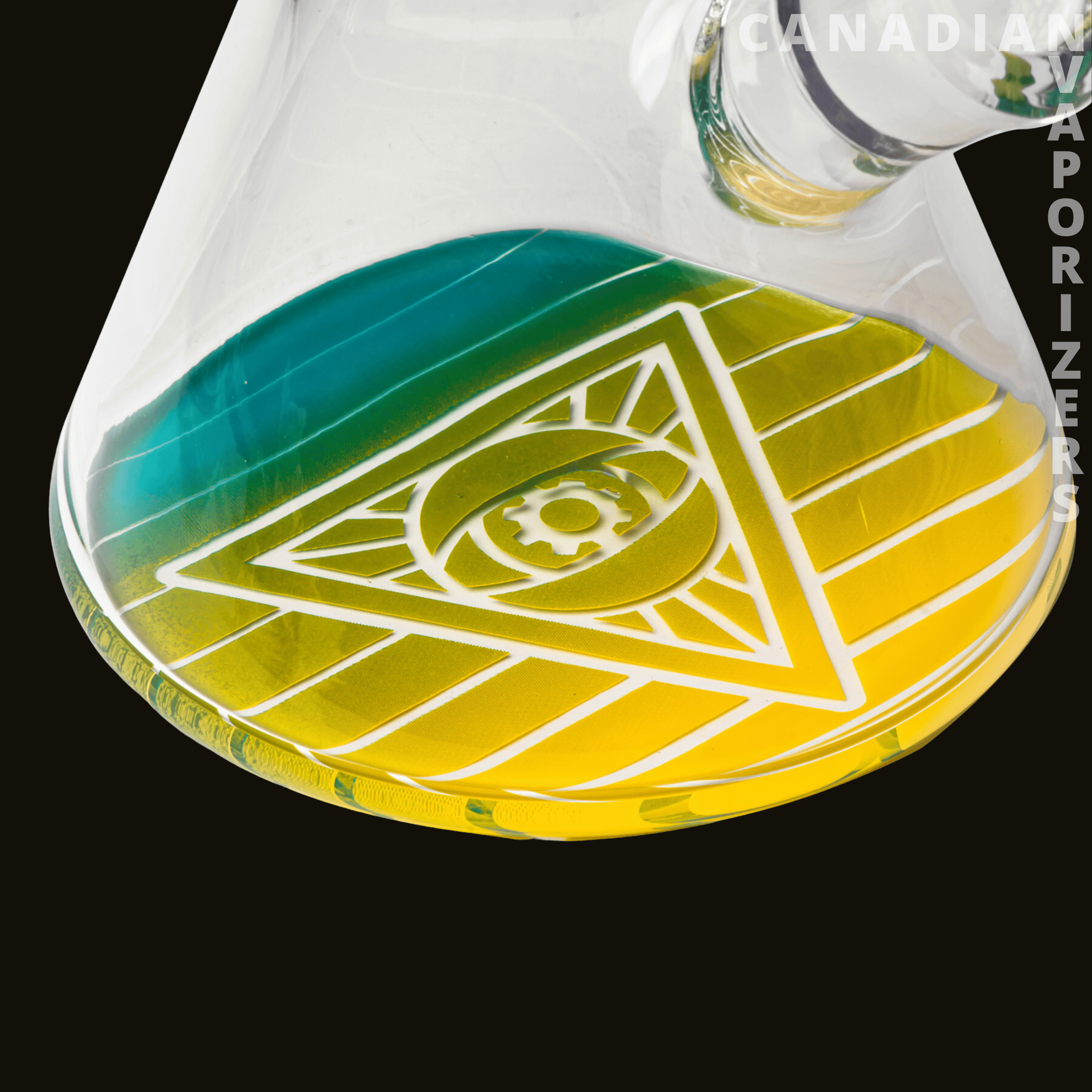 Red Eye Tek 12" 7mm Thick Synth Series Beaker - Canadian Vaporizers