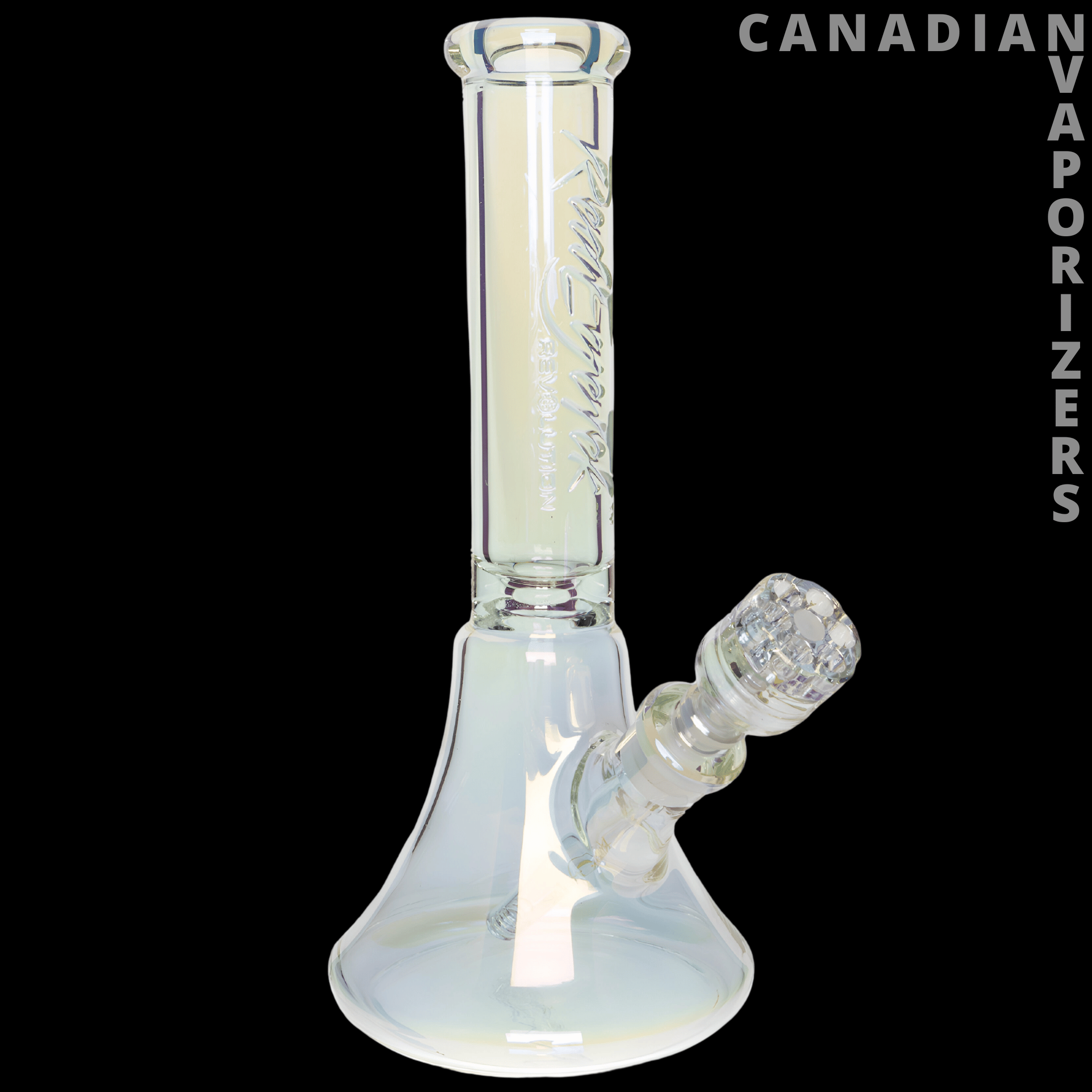 Red Eye Tek 14" 7mm Thick Metallic Terminator Finish Revolution Bell Base Water Pipe - Canadian Vaporizers