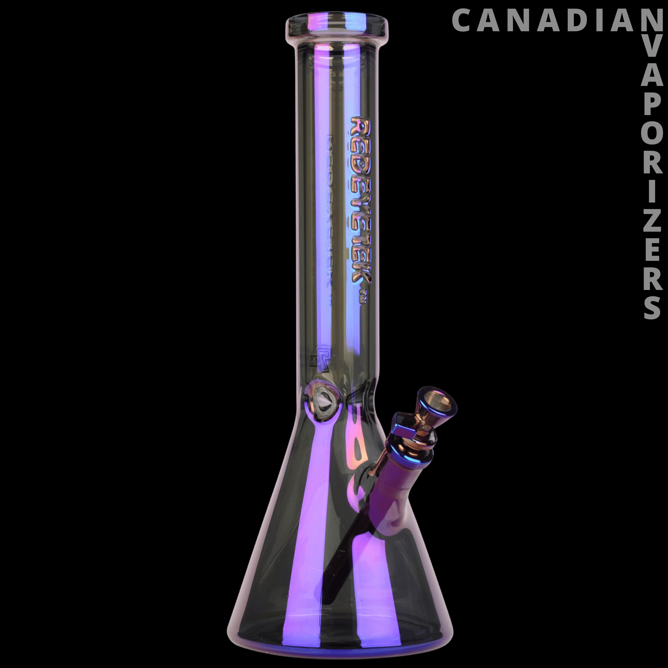 Red Eye Tek | 15" 7mm Thick Metallic Terminator Finish Beaker Tube - Canadian Vaporizers