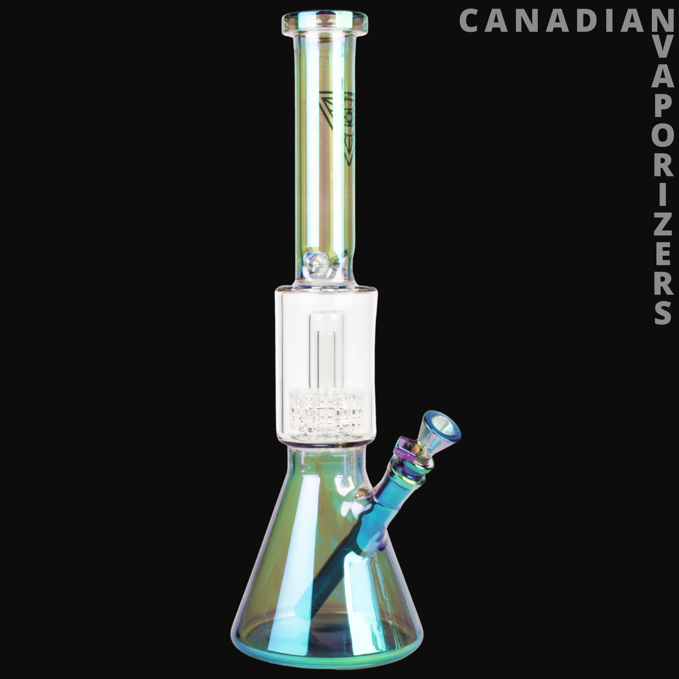 Red Eye Tek 16" Metallic Terminator Finish Dual Chamber Beaker Tube - Canadian Vaporizers