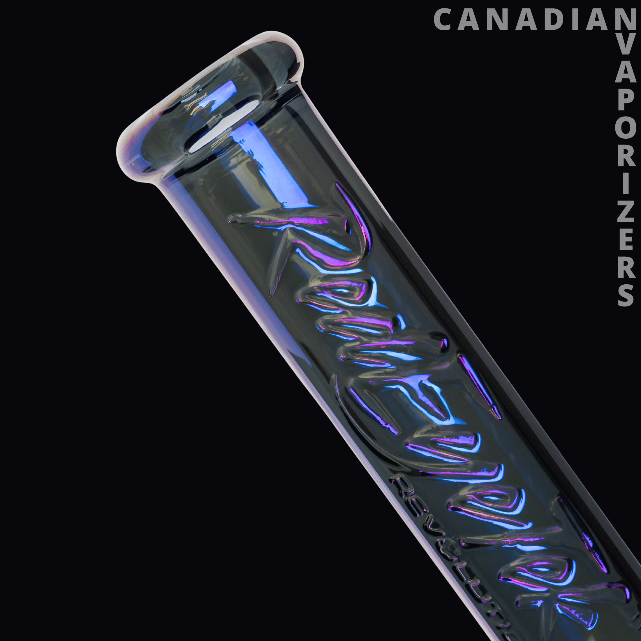 Red Eye Tek 19" 7mm Thick Metallic Terminator Finish Revolution Dual Chamber Bell Base Water Pipe - Canadian Vaporizers