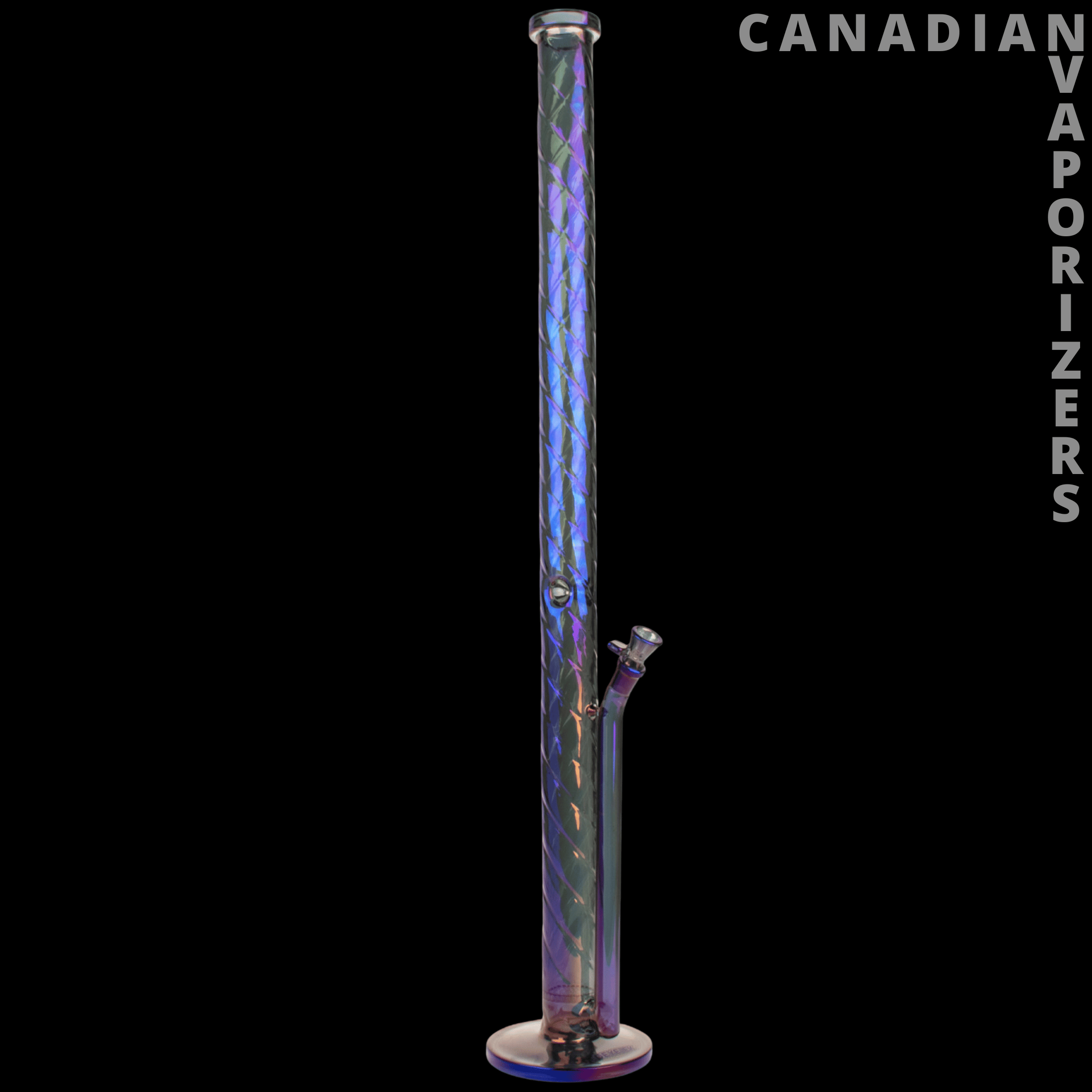 Red Eye Tek 36" Metallic Terminator Finish Goliath Twist Straight Tube - Canadian Vaporizers