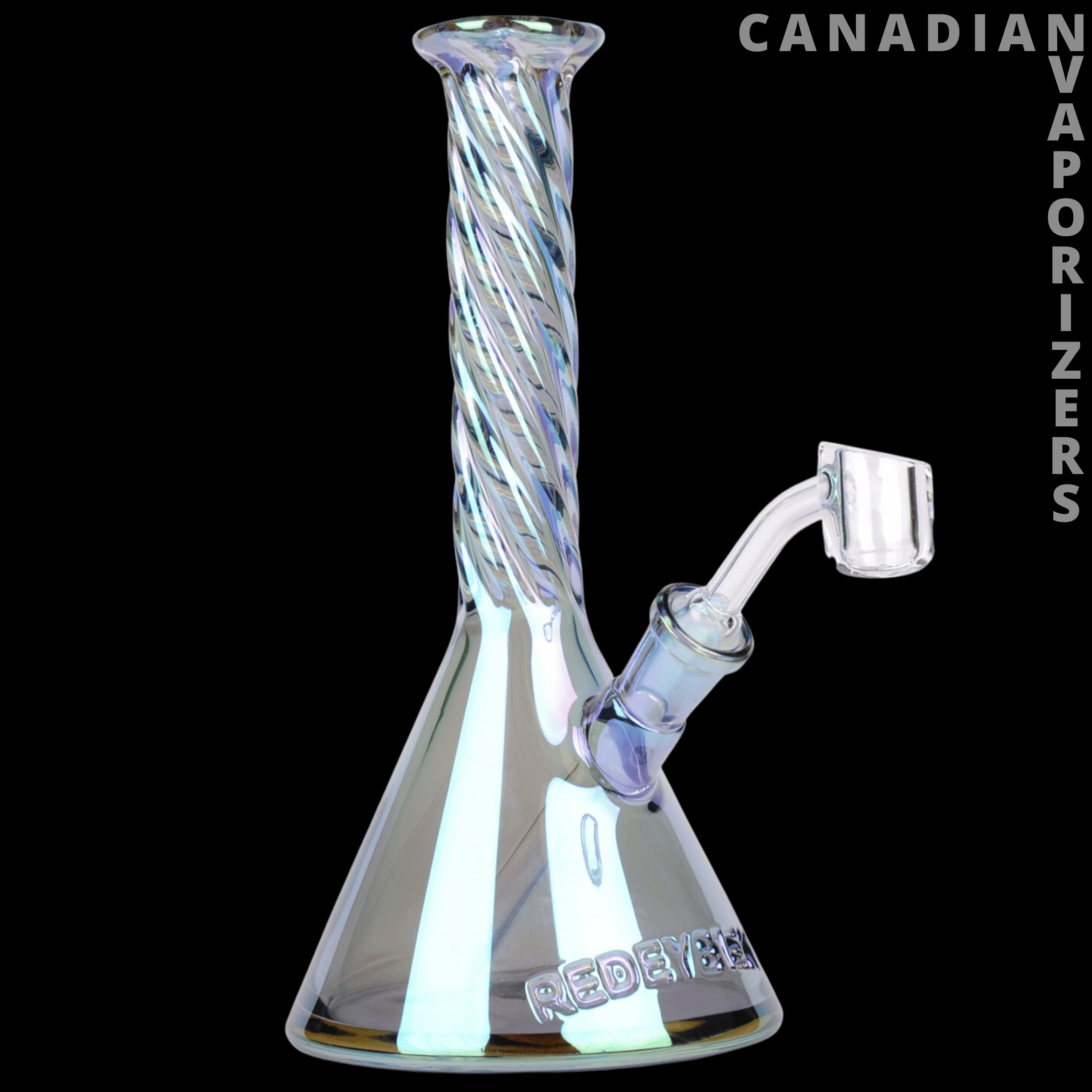 Red Eye Tek | 7.5" Metallic Terminator Finish Vulcan Concentrate Tube - Canadian Vaporizers