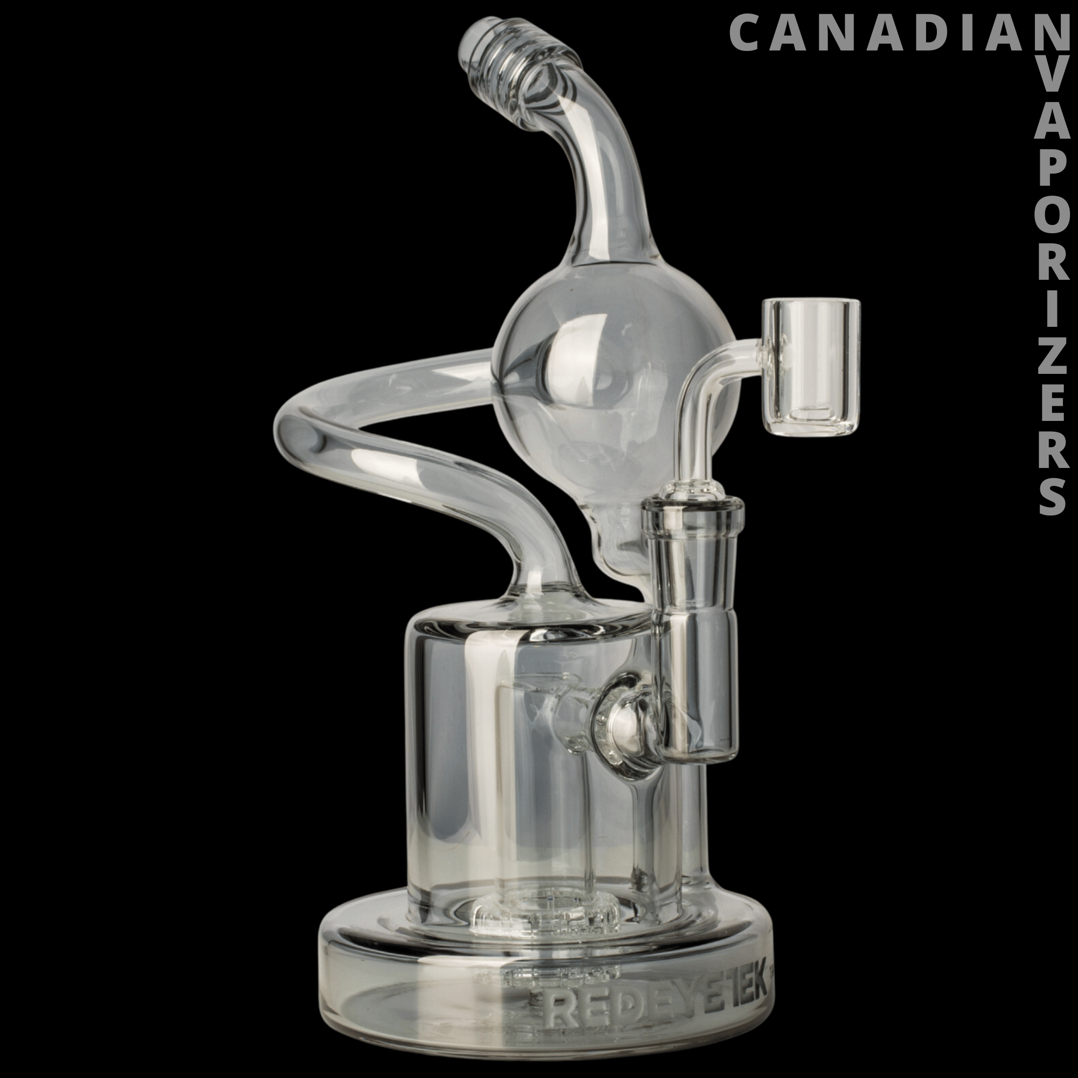 Red Eye Tek | 8.5" Metallic Terminator Finish Aorta Concentrate Recycler - Canadian Vaporizers