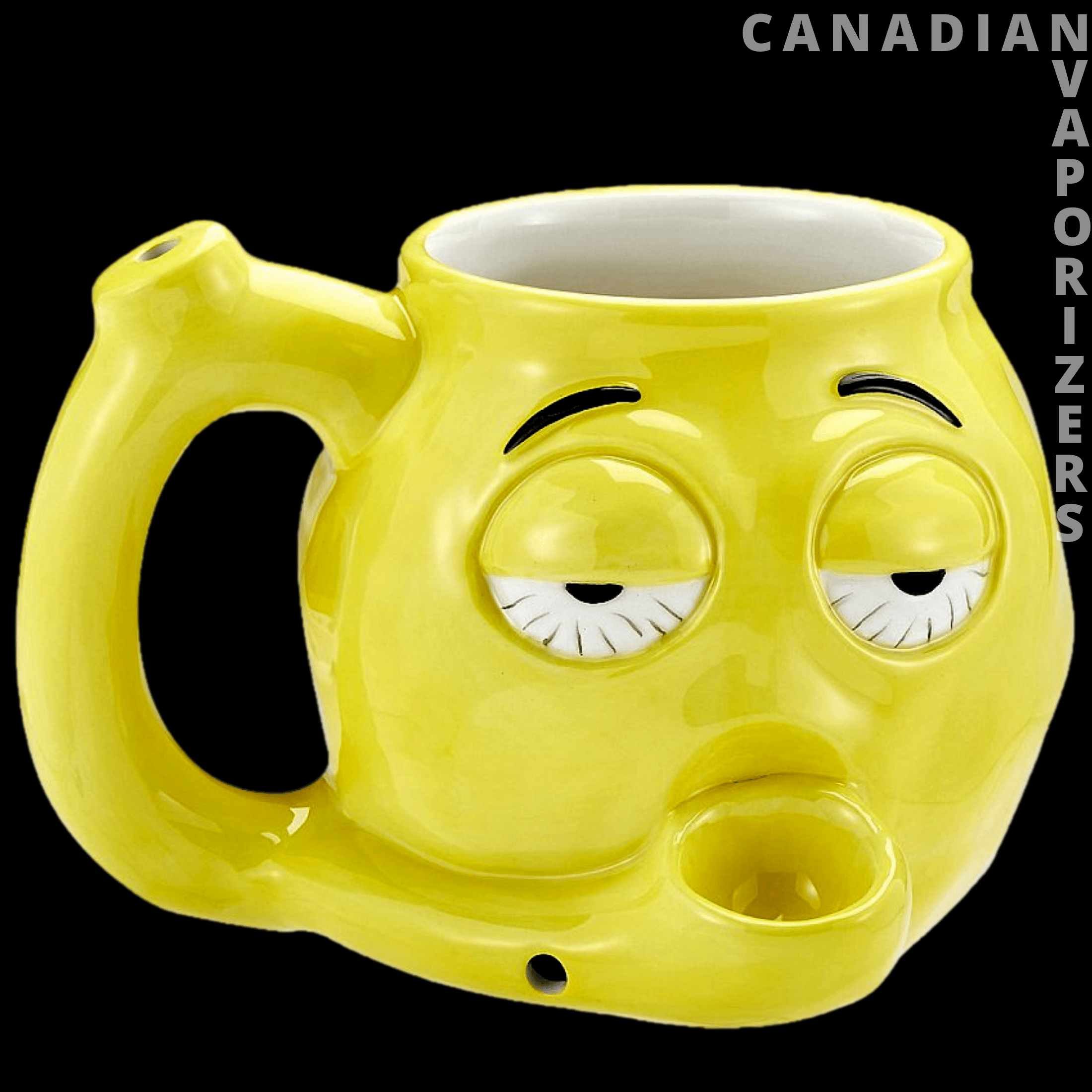 Stoner Emoji Ceramic Mug Pipe - Canadian Vaporizers