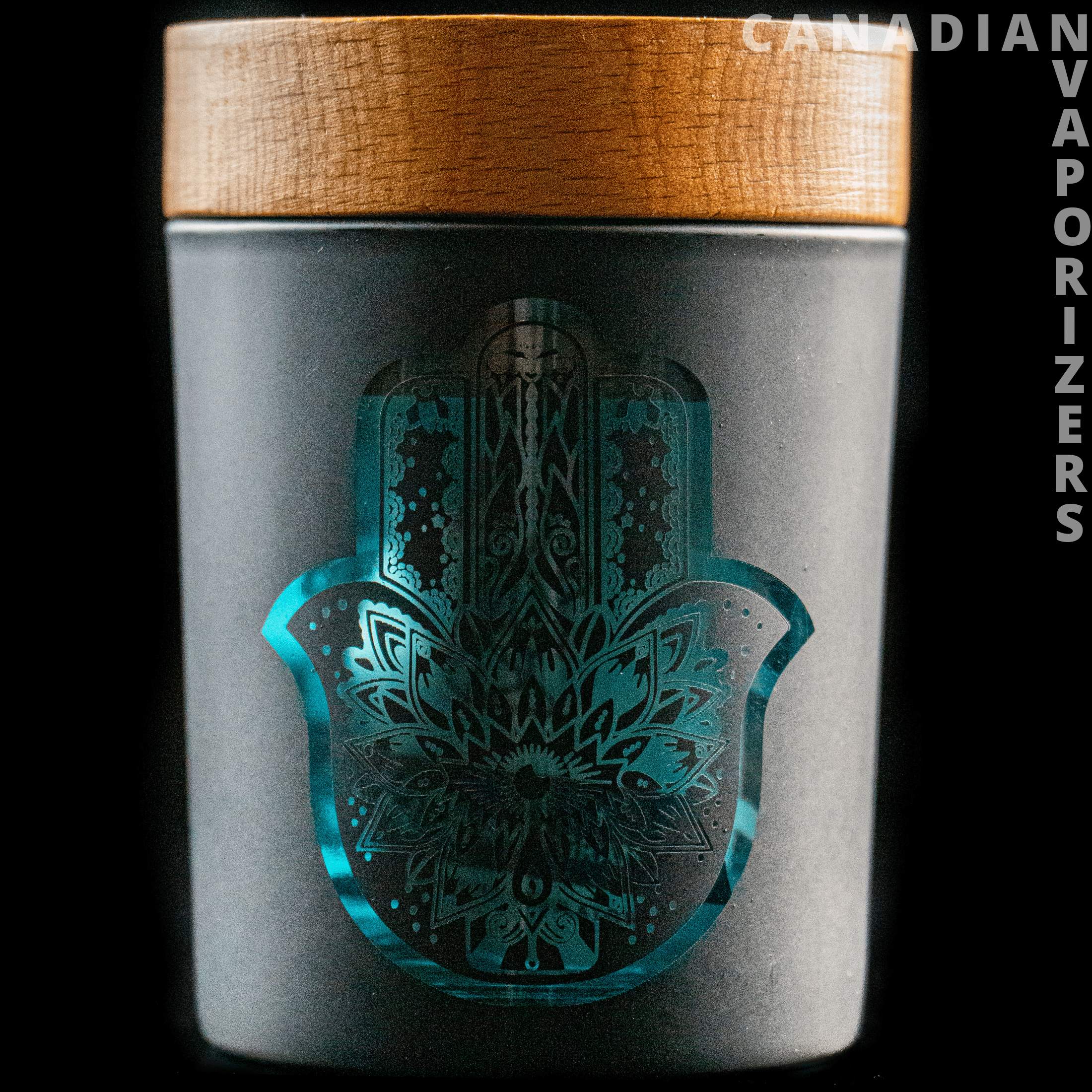 V-Syndicate Hamsa Smart Stash Jar - Grinder and Stash Jar - Canadian Vaporizers