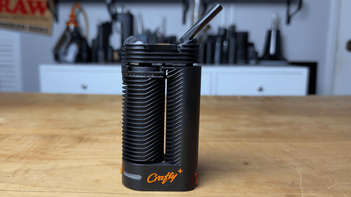 Picture of the Crafty Plus Vaporizer on a table