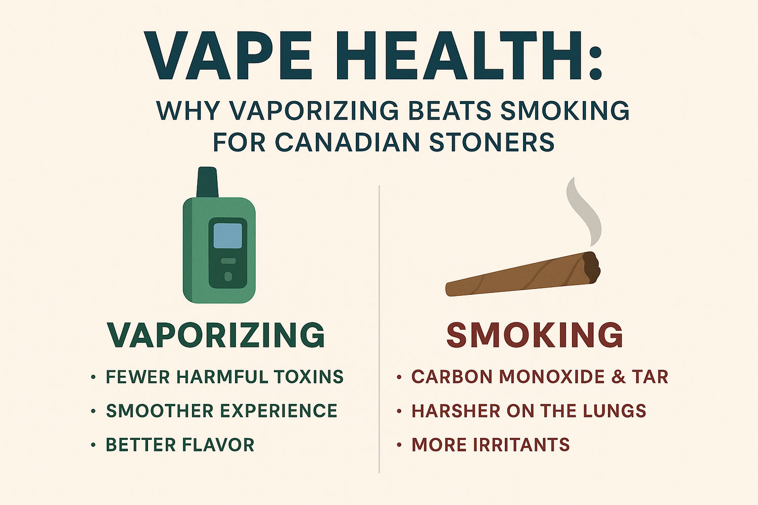 Weed Vape Health: Why Vaporizing Beats Smoking for Canadian Stoners