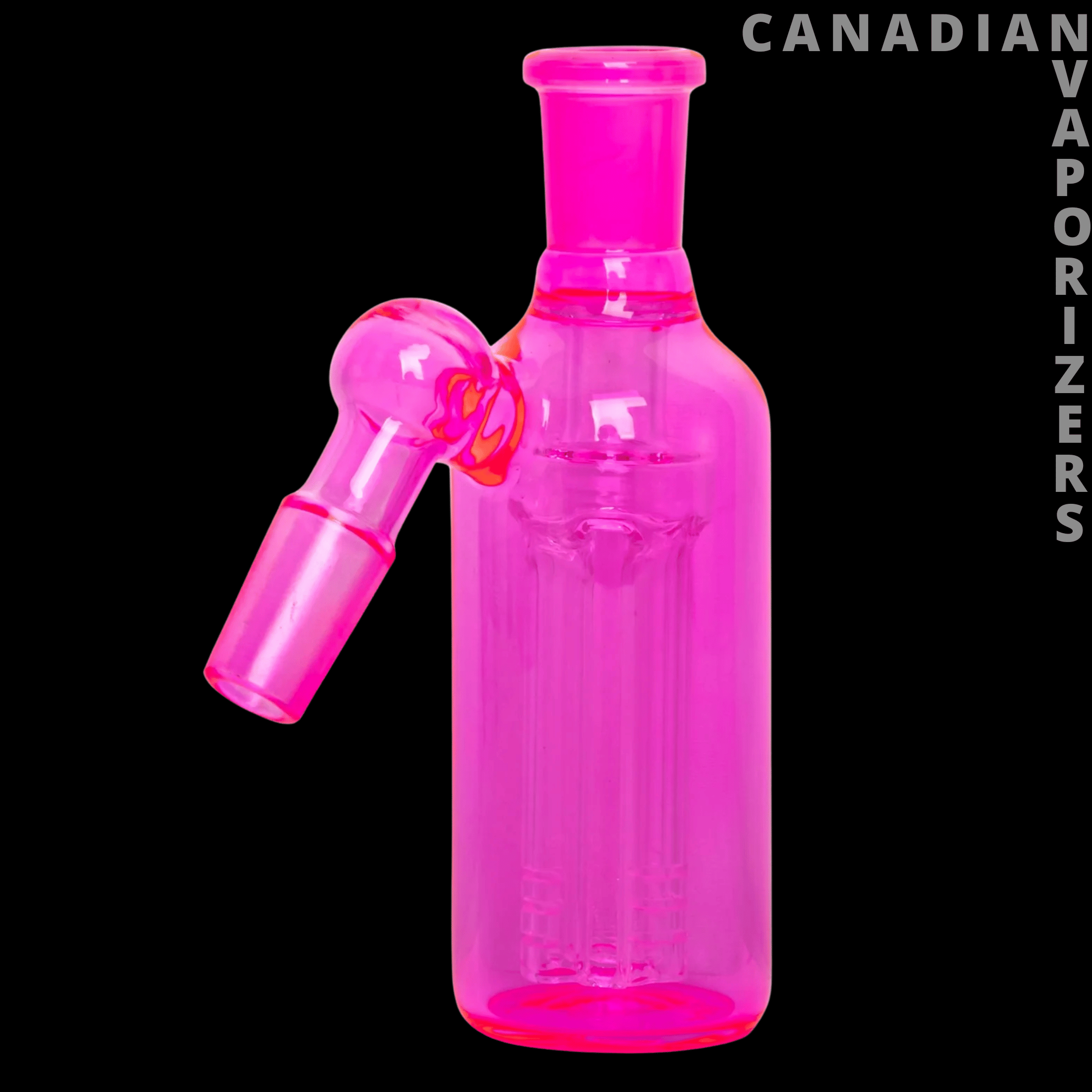 14mm 45 Degree Day Glow Ash Catcher W/4-Arm Tree Perc
