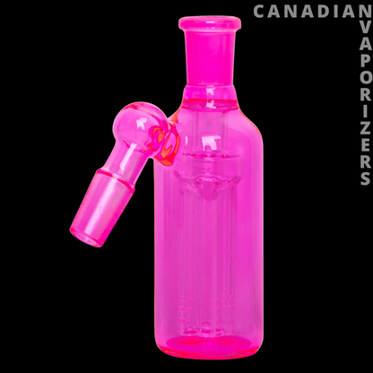 14mm 45 Degree Day Glow Ash Catcher W/4-Arm Tree Perc