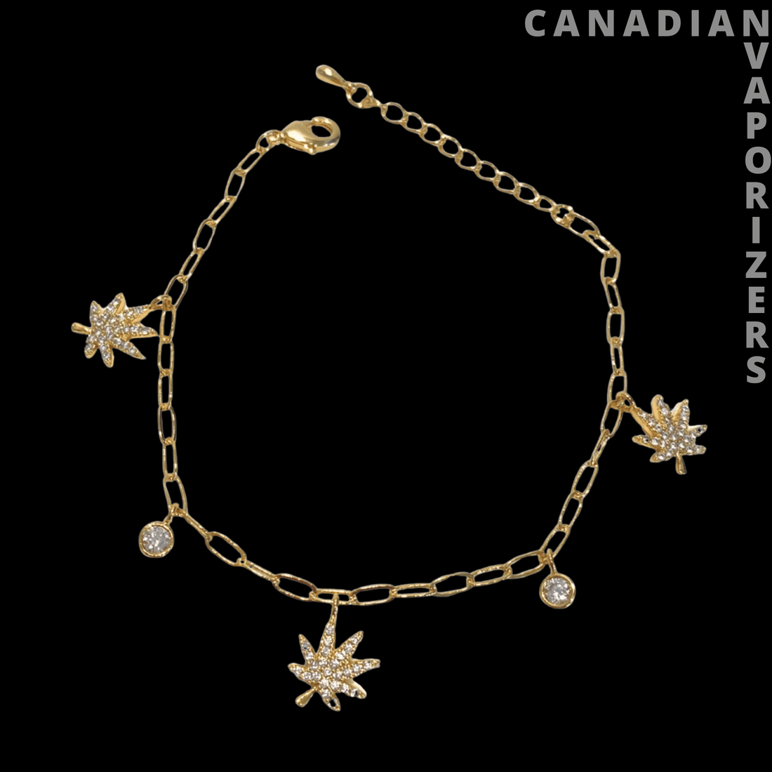 18K Gold Charmed Bracelet