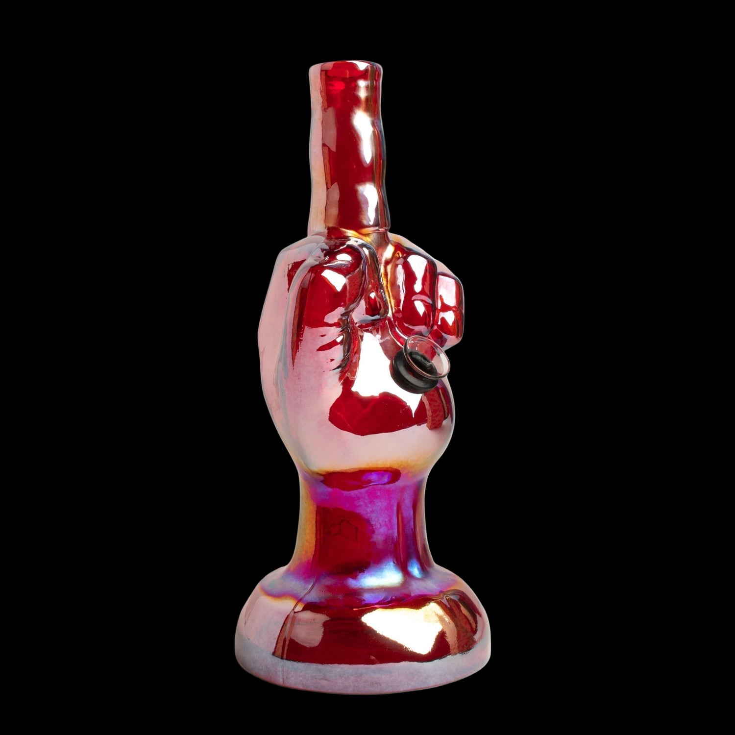 Retro Glass 10&quot; Middle Finger Bong