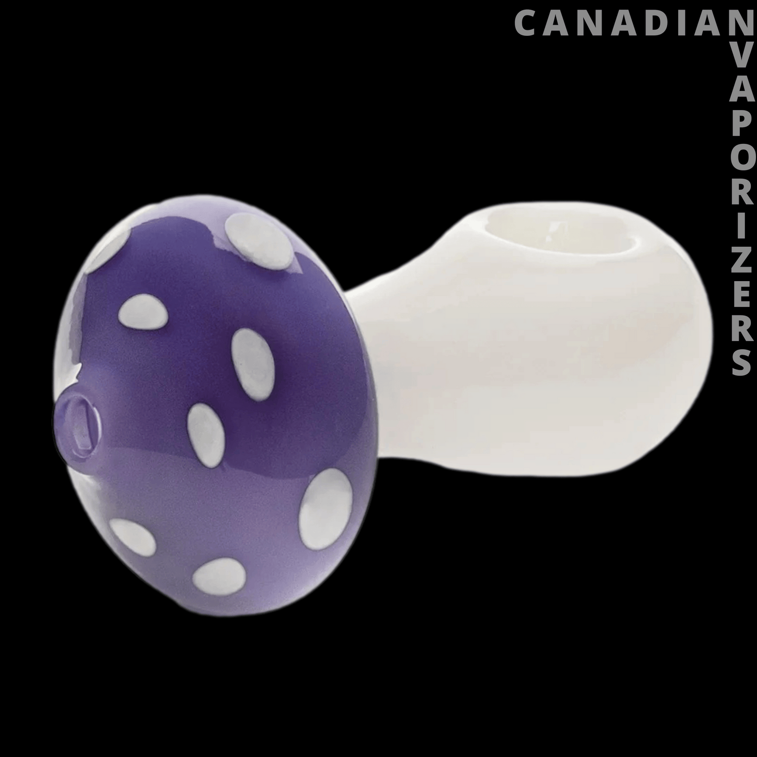 Red Eye Glass 3&quot; Amanita Hand Pipe