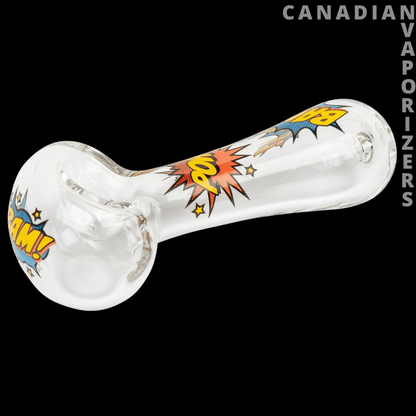 Red Eye Glass 4" Hero Hand Pipe