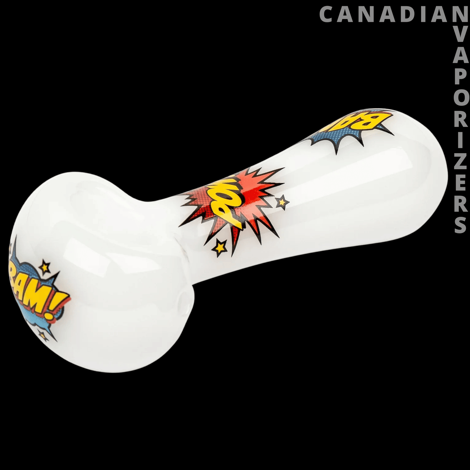 Red Eye Glass 4" Hero Hand Pipe