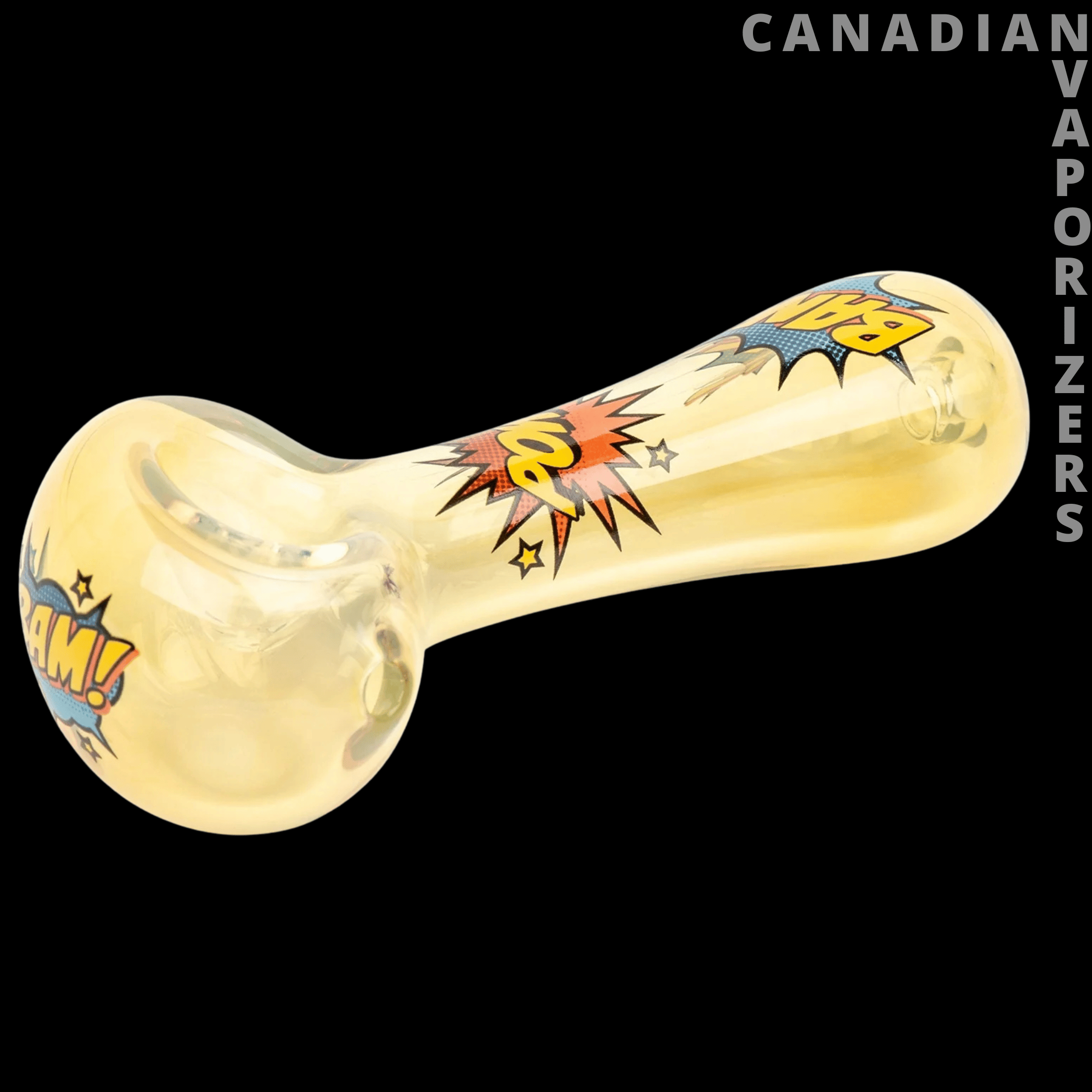 Red Eye Glass 4" Hero Hand Pipe