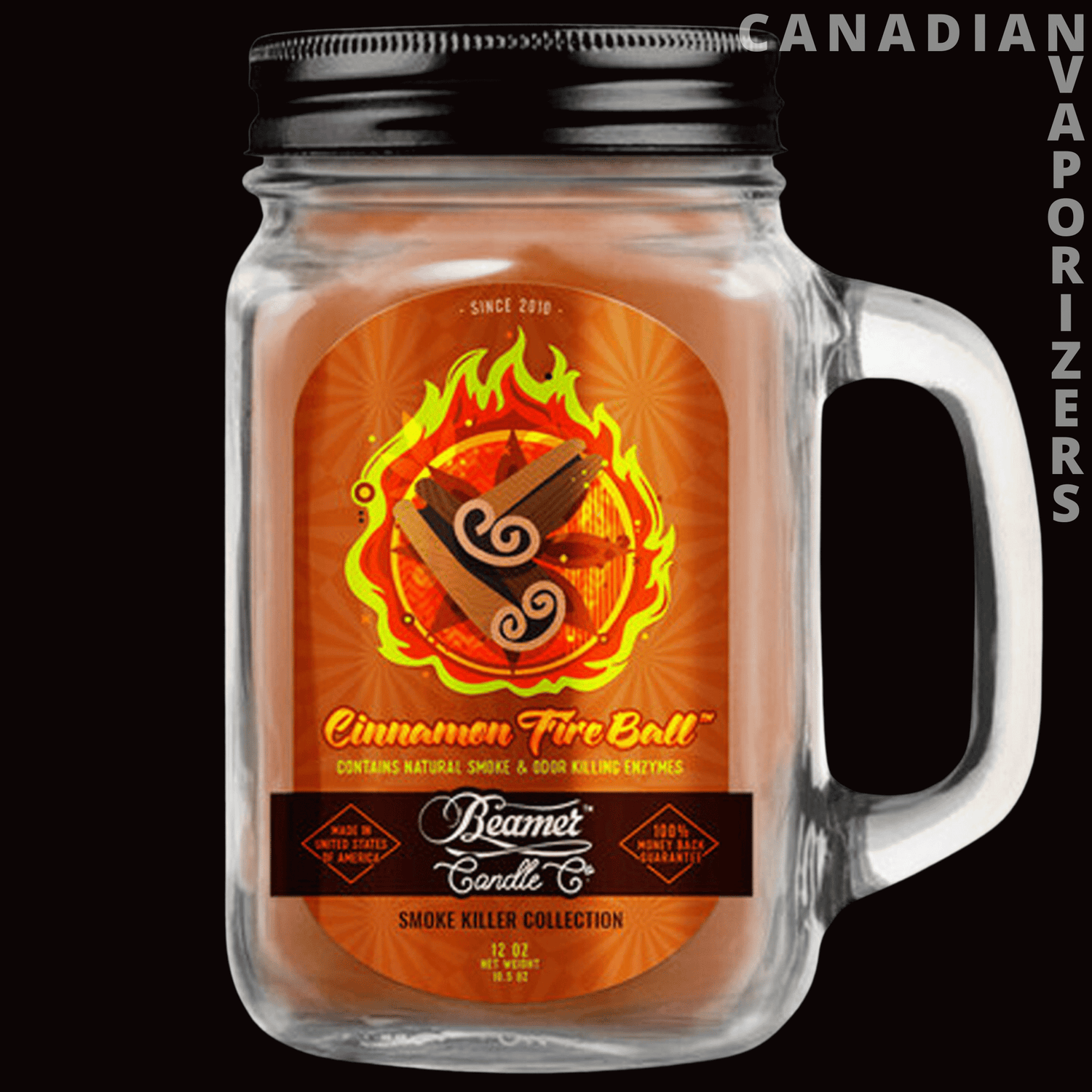 Beamer Candle Co 12oz Cinnamon Fireball Candle