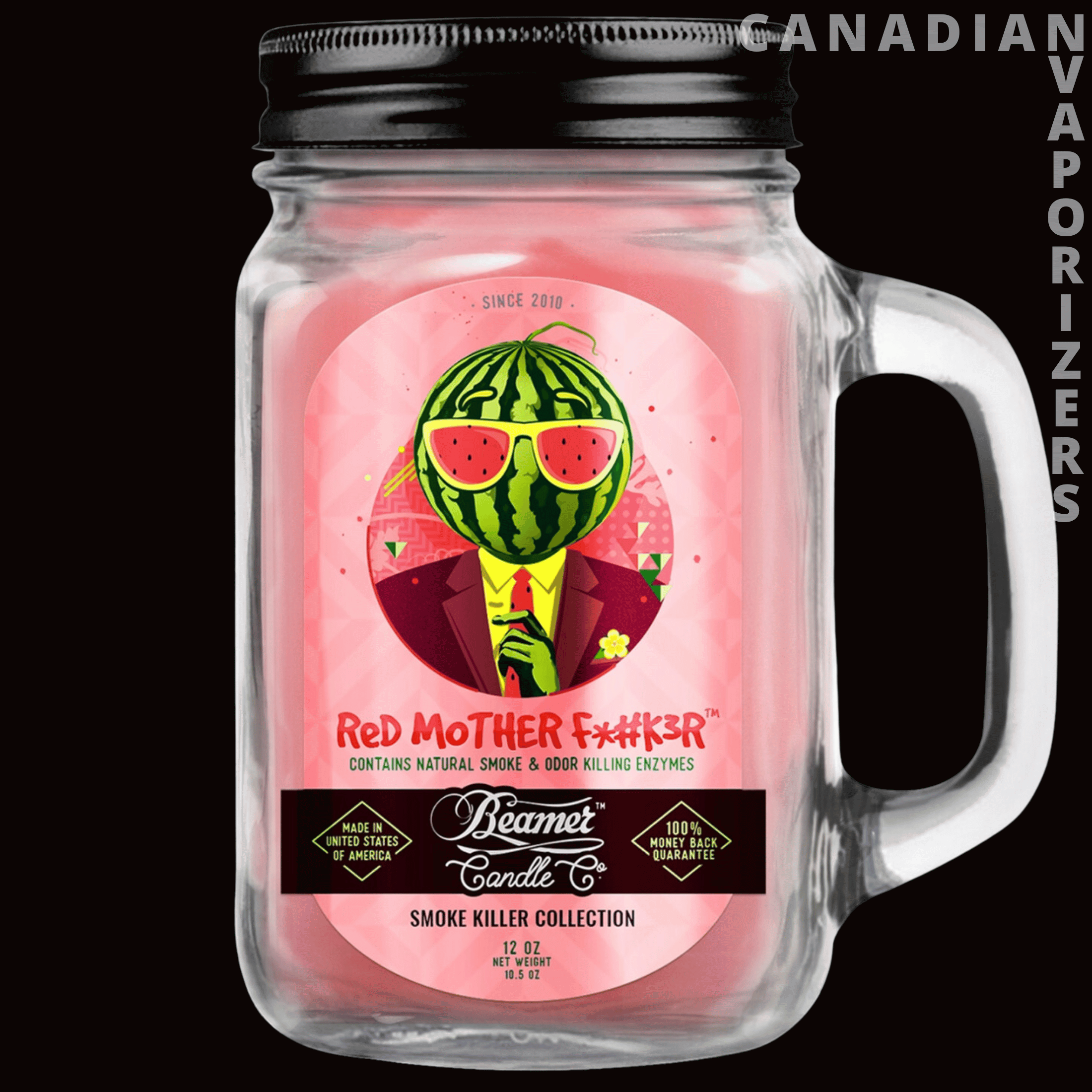 Beamer Candle Co 12oz Red Mother F*