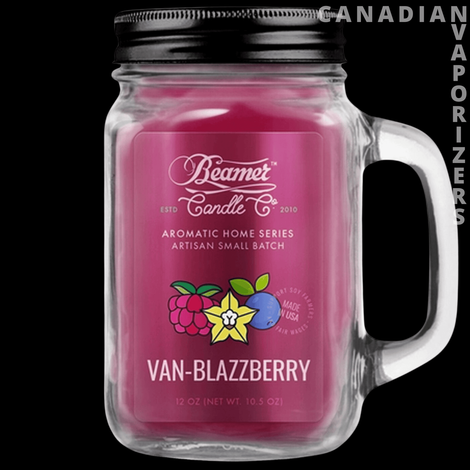 Beamer Candle Co 12oz Van-Blazzberry Candle