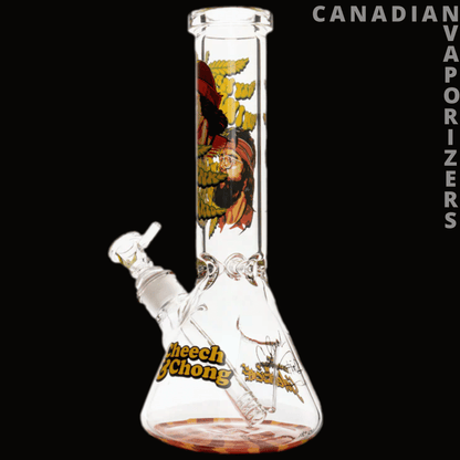 Cheech And Chong 12" 7mm Thick Parked Sidekick Water Pipe (Limited Edition of 420)