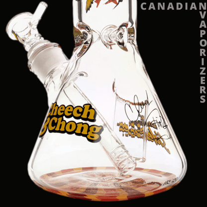 Cheech And Chong 12" 7mm Thick Parked Sidekick Water Pipe (Limited Edition of 420)