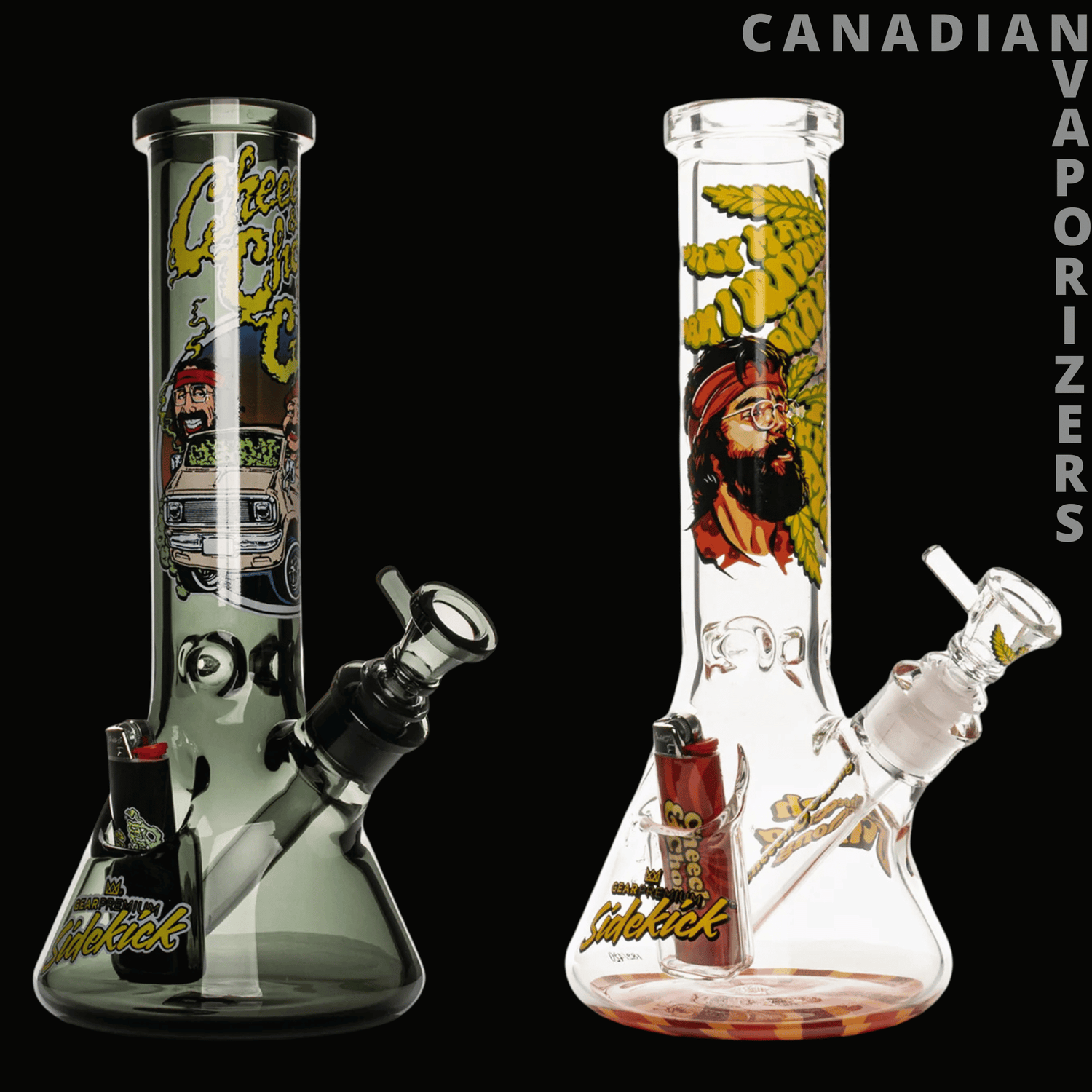 Cheech &amp; Chong Glass Sidekick Collaboration Bundle