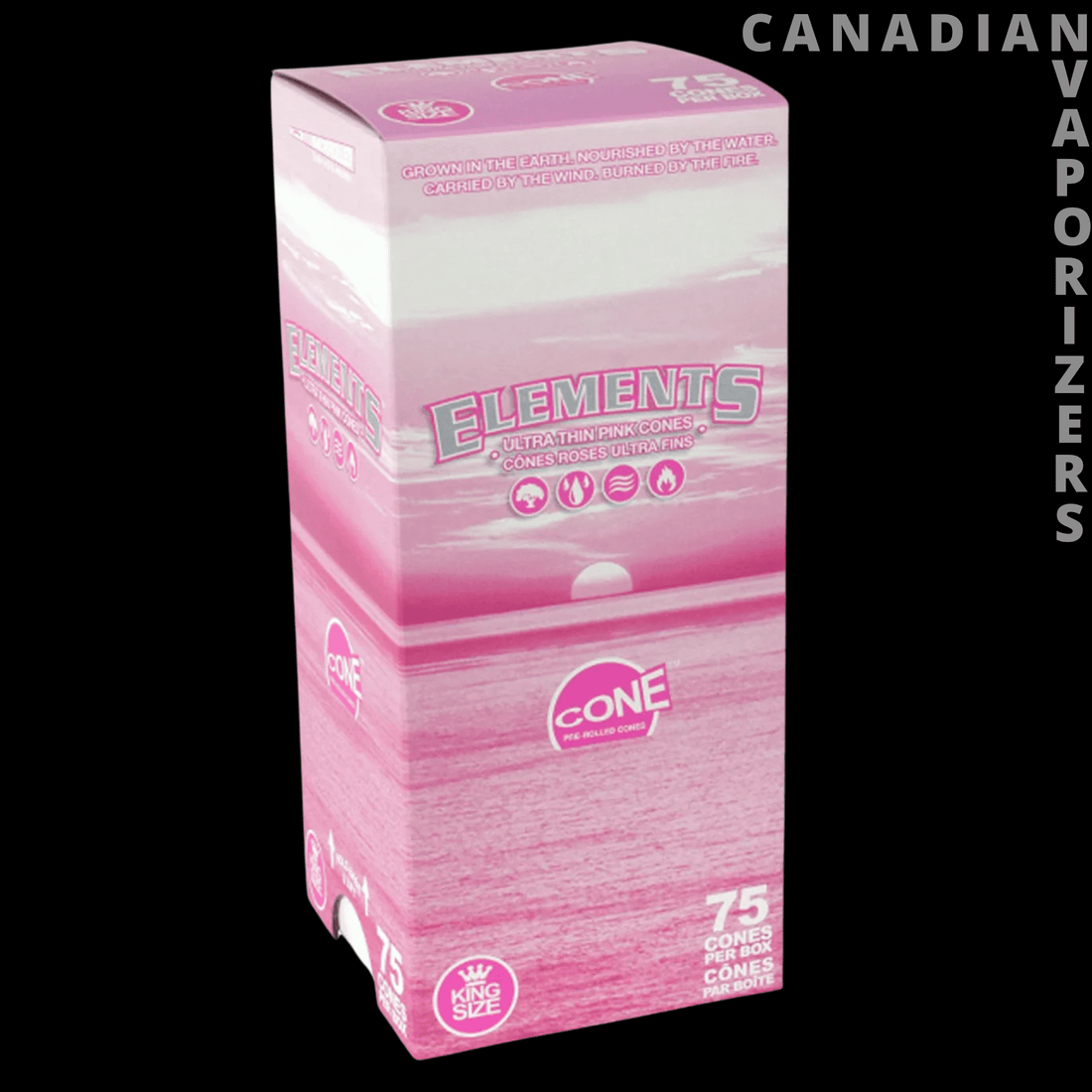 Elements 1¼ Pink Cones (Pack of 75)