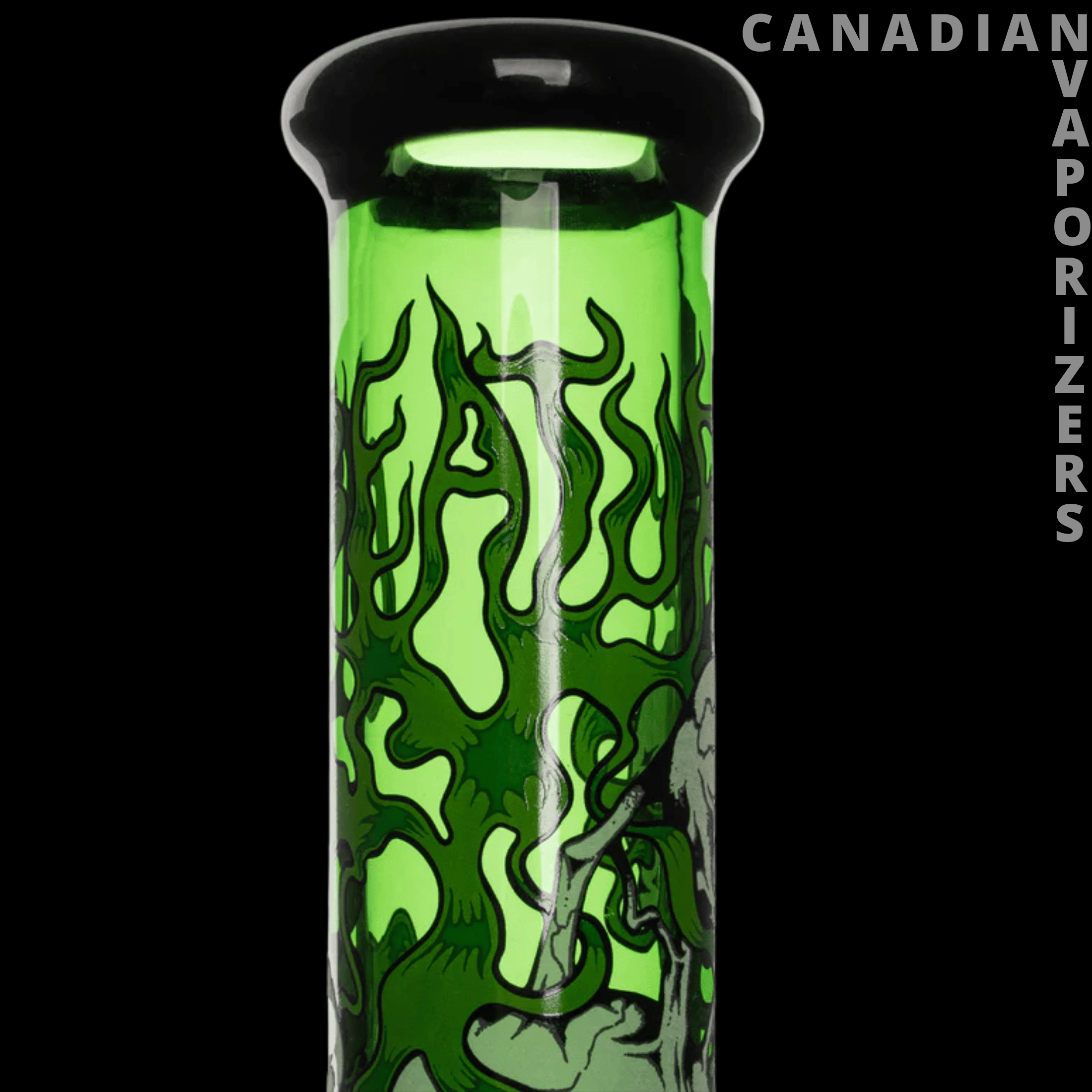 Gear Premium 10” Glow-in-the-Dark Smoking Skulls Water Pipe | Creature