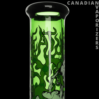 Gear Premium 10” Glow-in-the-Dark Smoking Skulls Water Pipe | Creature