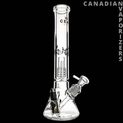 Gear Premium 15.5&quot; 7mm Thick Sidekick Dual Chamber Beaker Base Water Pipe