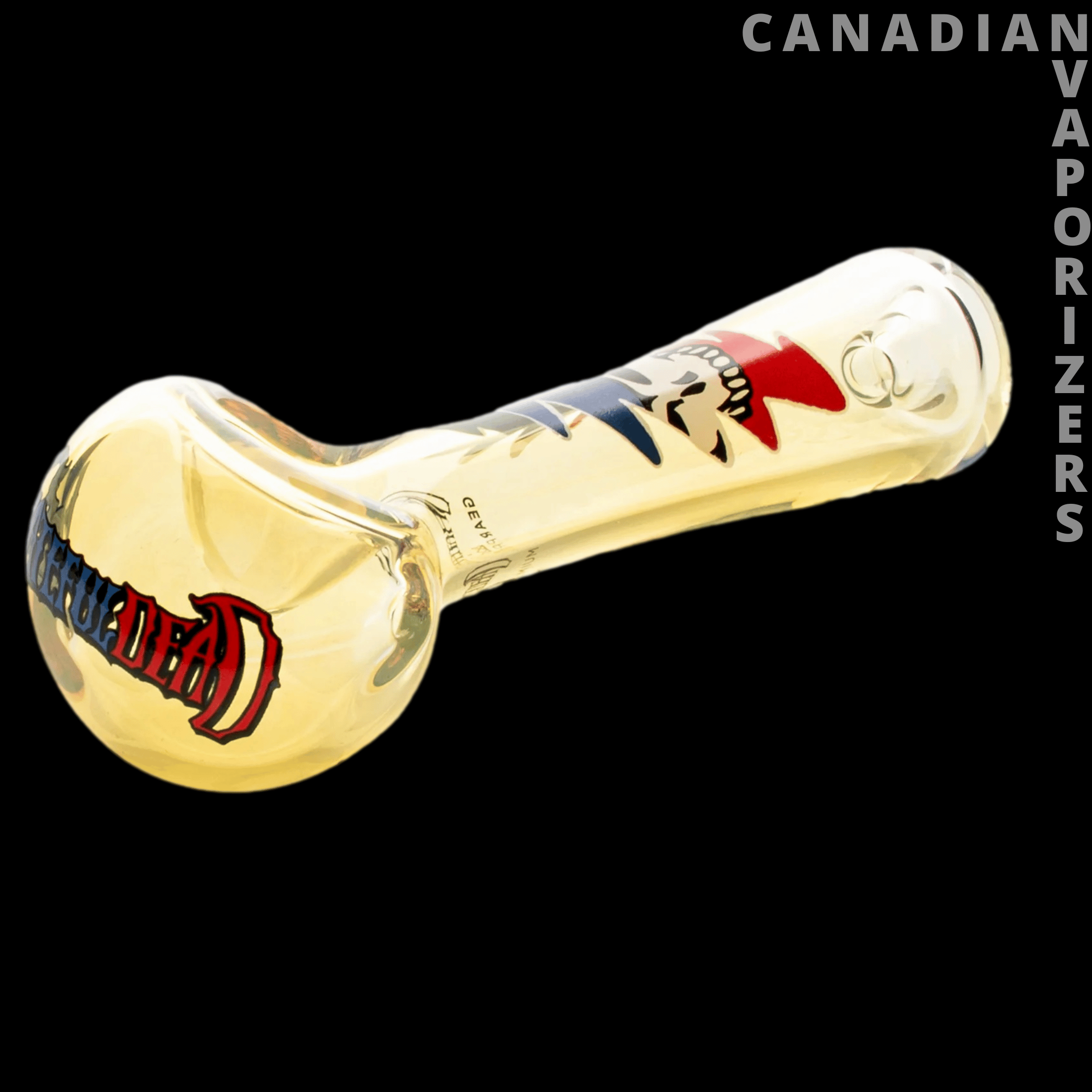 Gear Premium 4.5&quot; Colour Changing Stealie in Bolt Spoon Hand Pipe