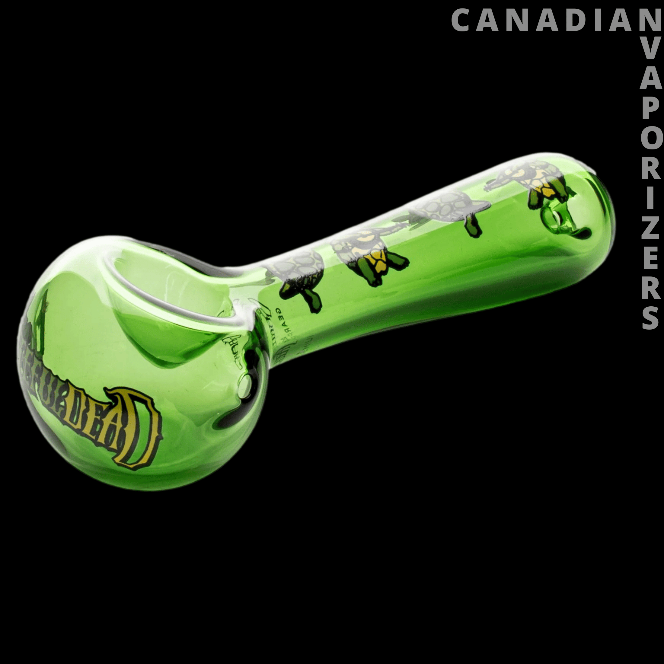 Gear Premium 4.5&quot; Green Terrapin Spoon Hand Pipe