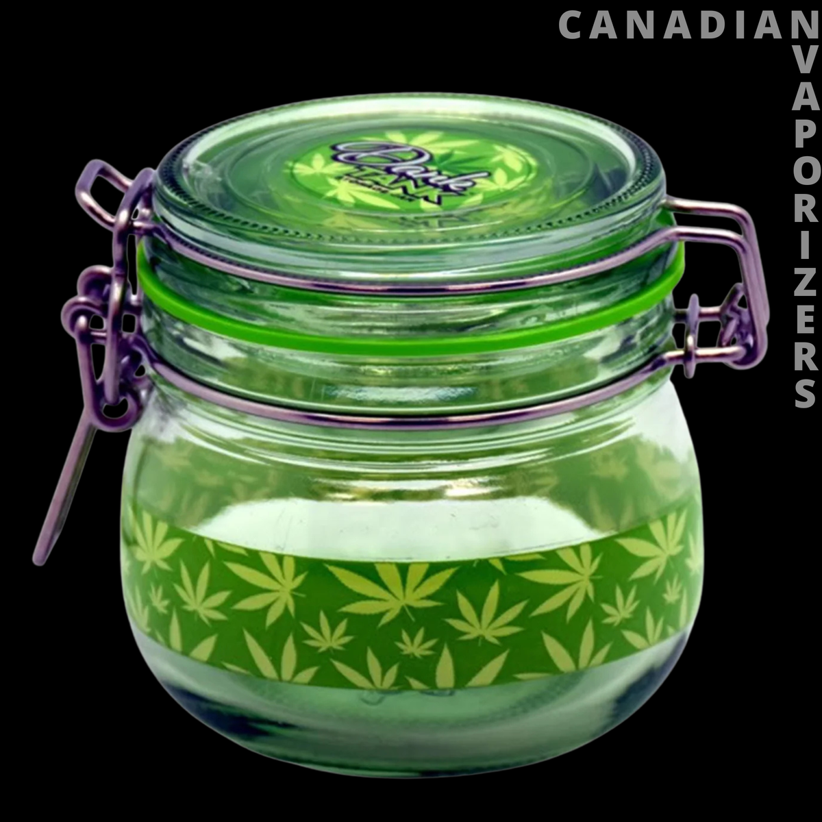 Green Leaf Dank Tank Storage Jar