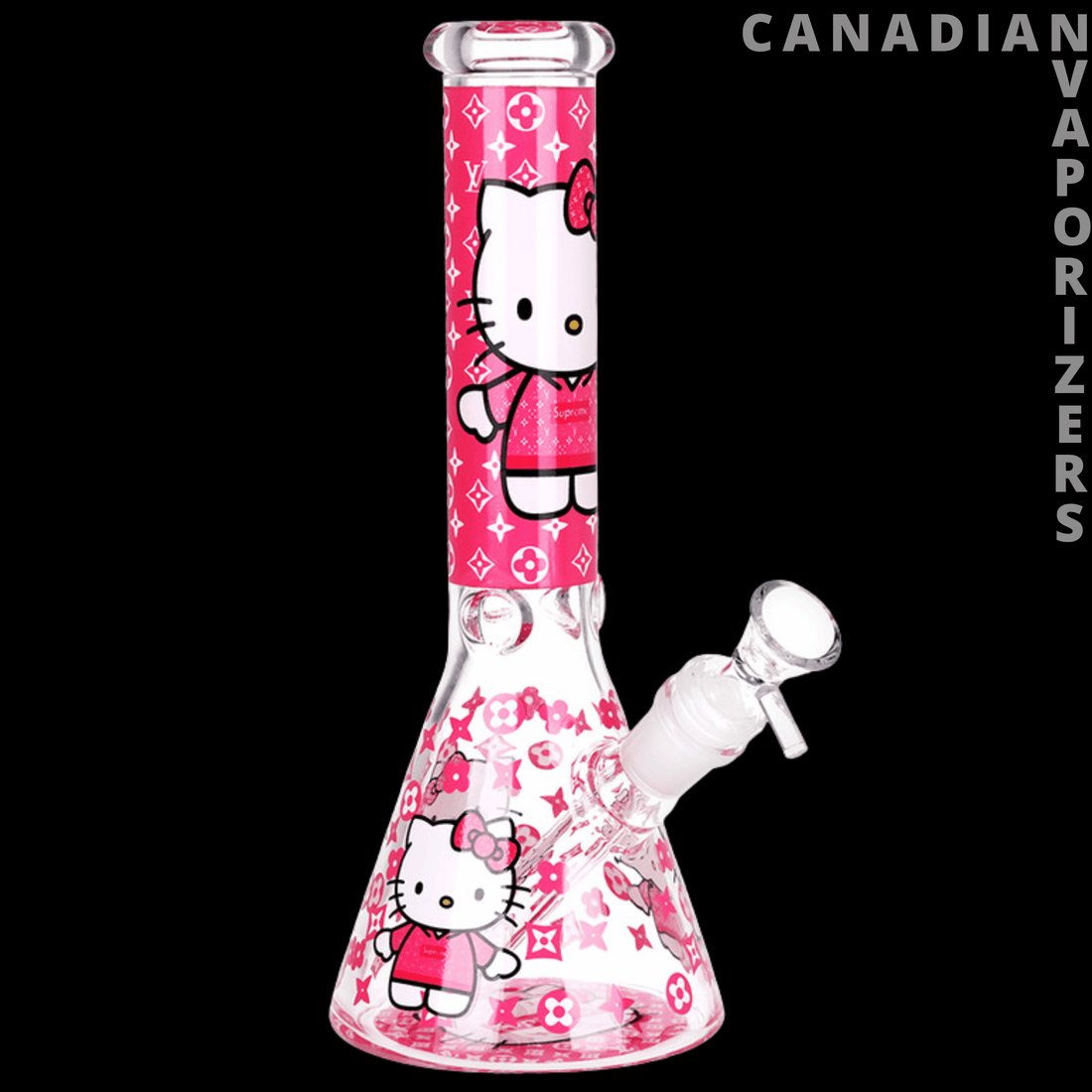 Hello Kitty Beaker Glass Bong - 10" / 14mm F