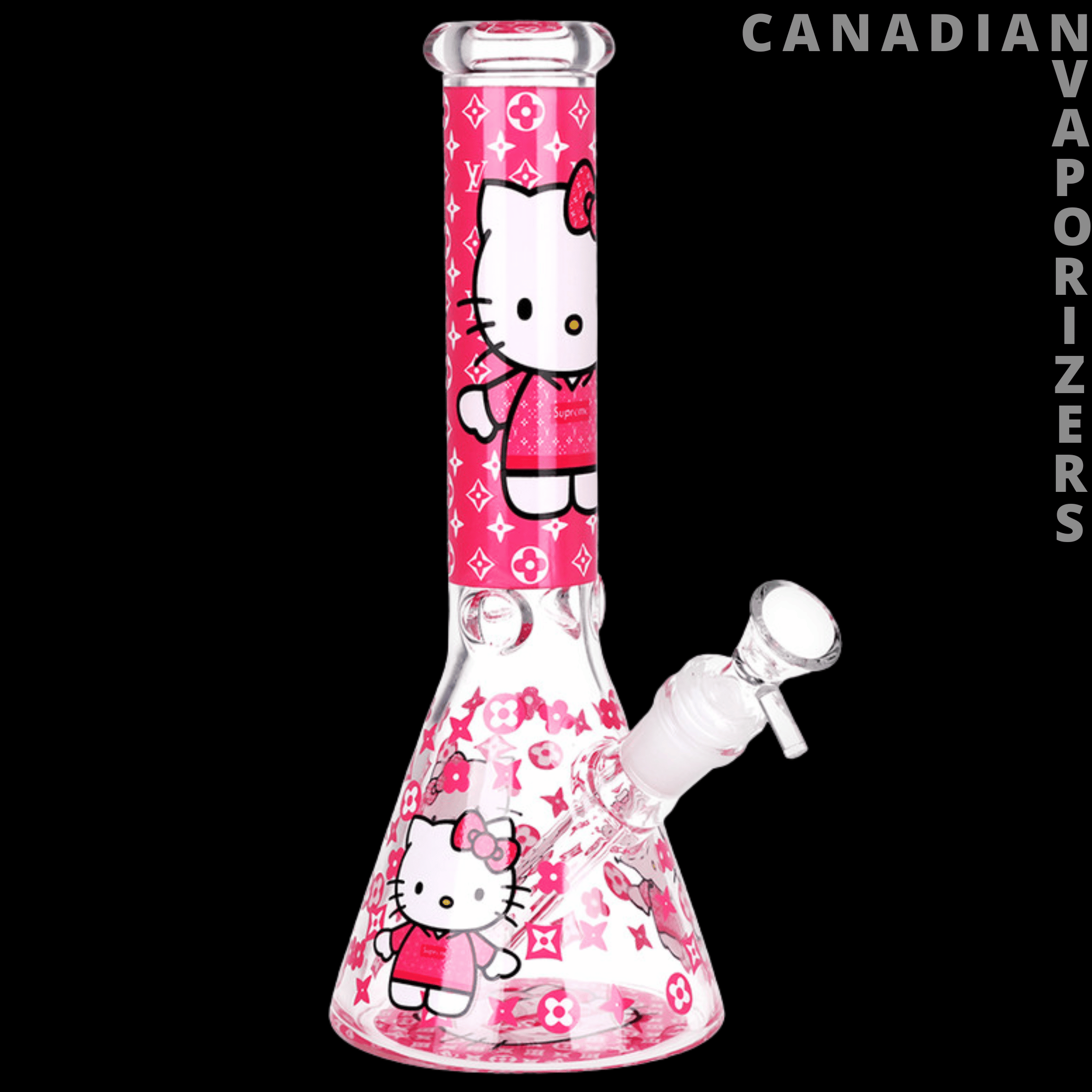 Hello Kitty Beaker Glass Bong - 10" / 14mm F