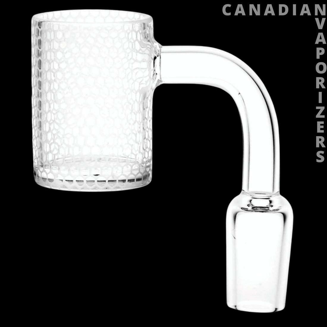 Infinite Honeycomb Etched Quartz Banger - 14mm M