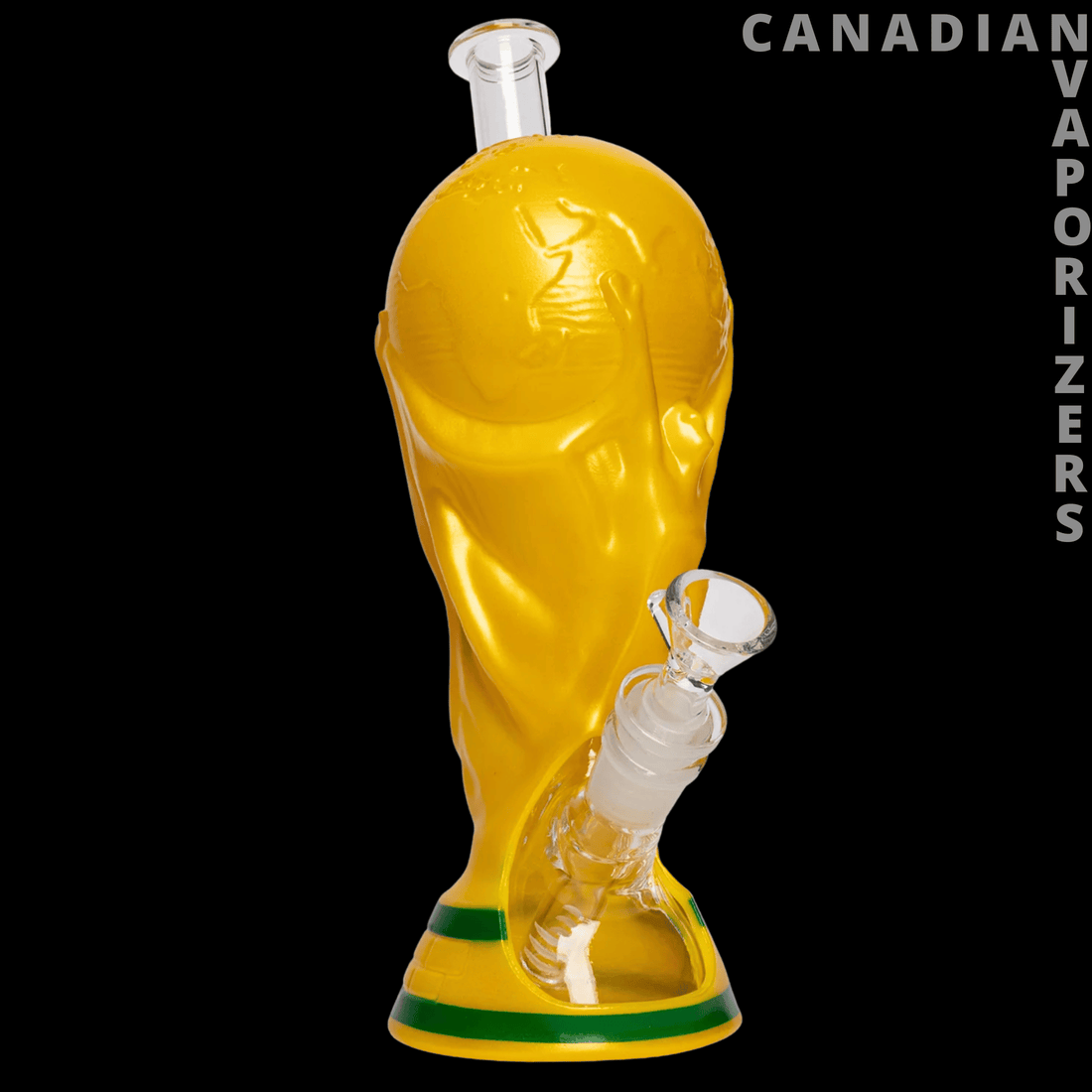 Lit Silicone 10.5" World Cup Trophy Water Pipe