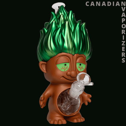 Lit Silicone 10" Troll Water Pipe