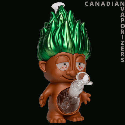 Lit Silicone 10" Troll Water Pipe