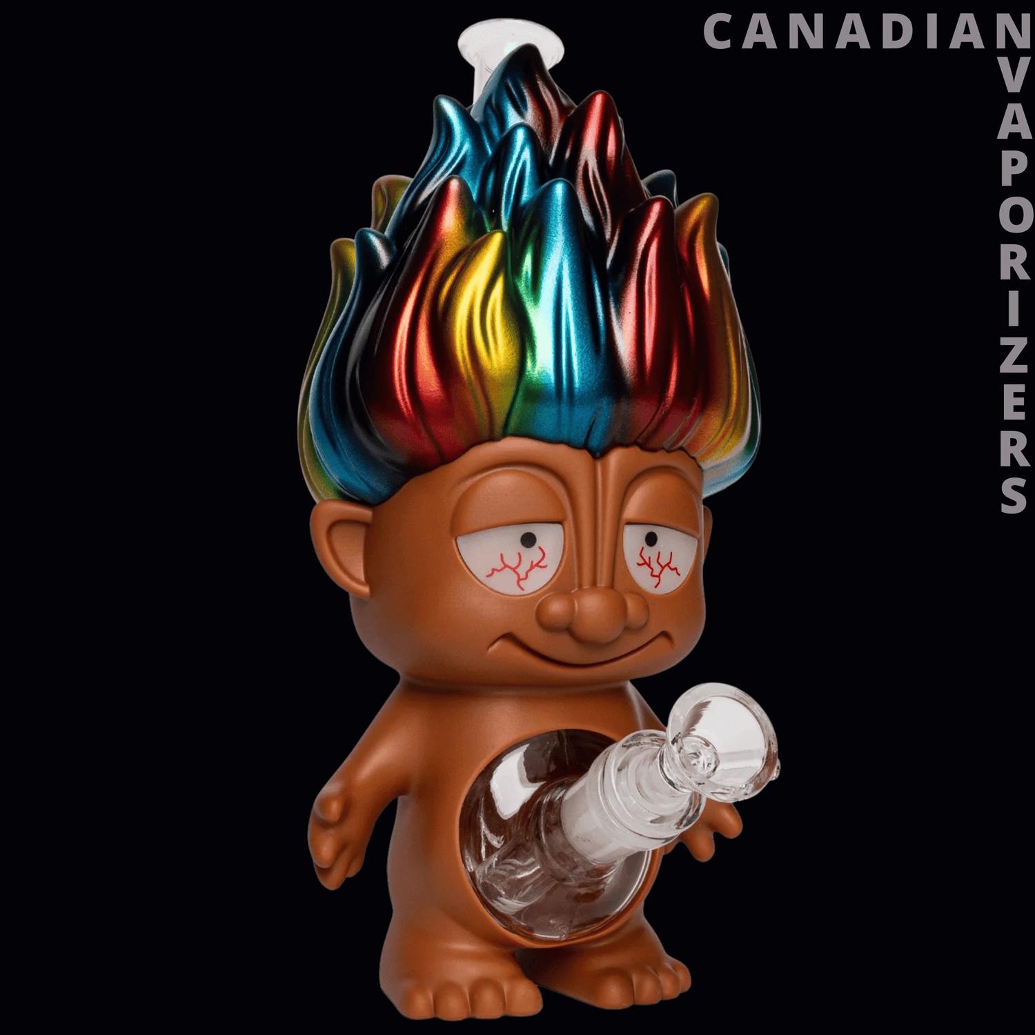 Lit Silicone 10" Troll Water Pipe