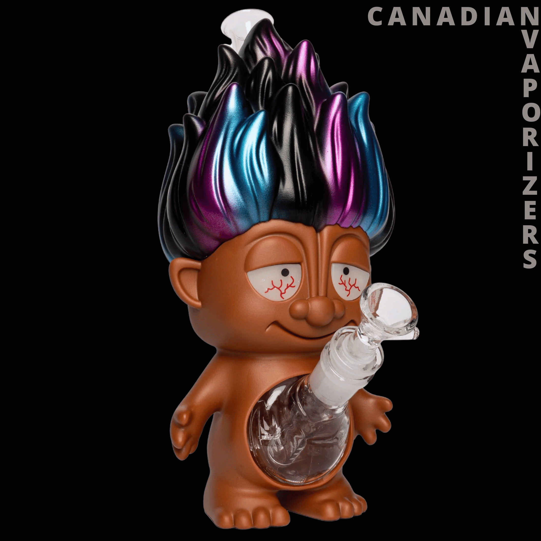 Lit Silicone 10" Troll Water Pipe