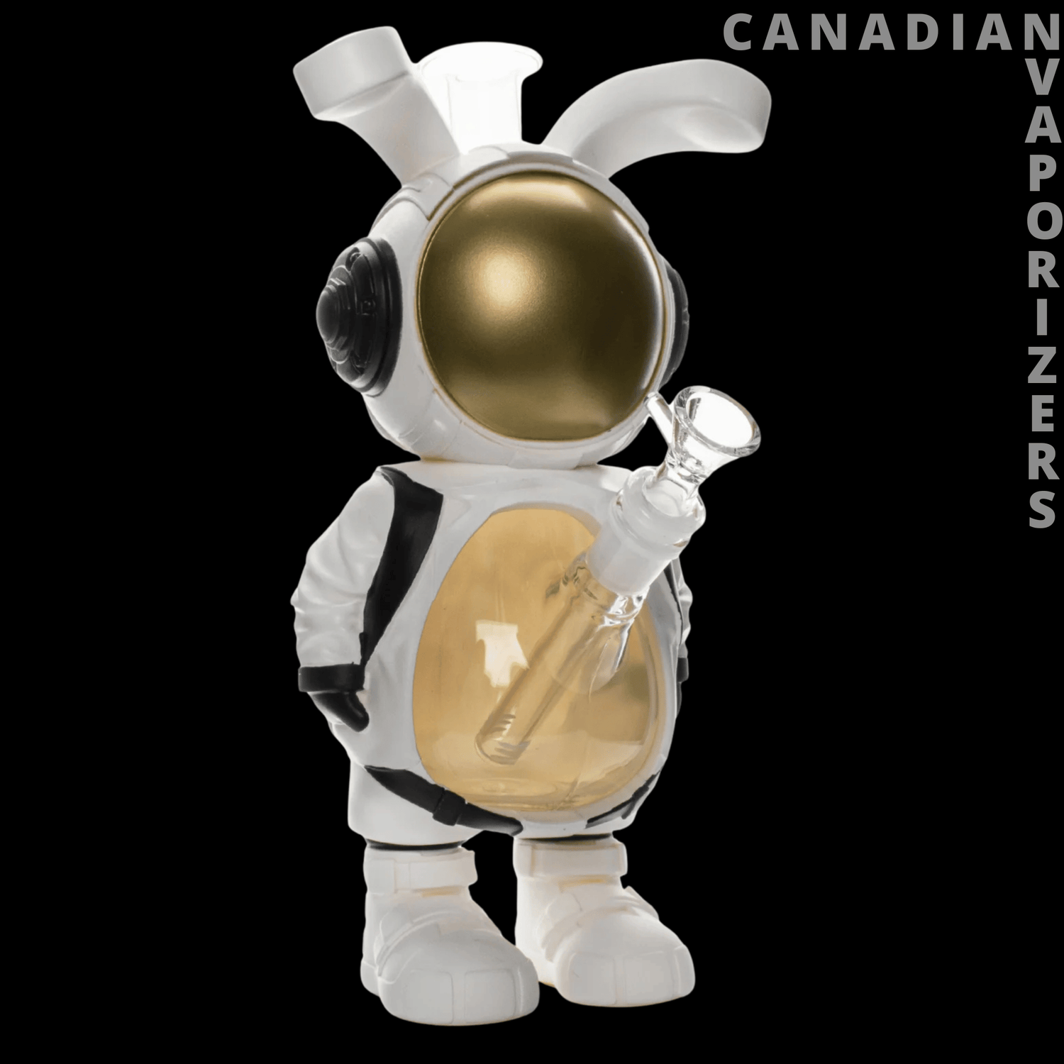 Lit Silicone 11.5&quot; Astro Rabbit Water Pipe