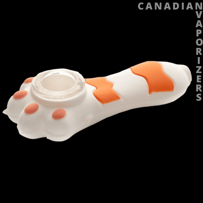 Lit Silicone 3.25&quot; Cat Paw Hand Pipe