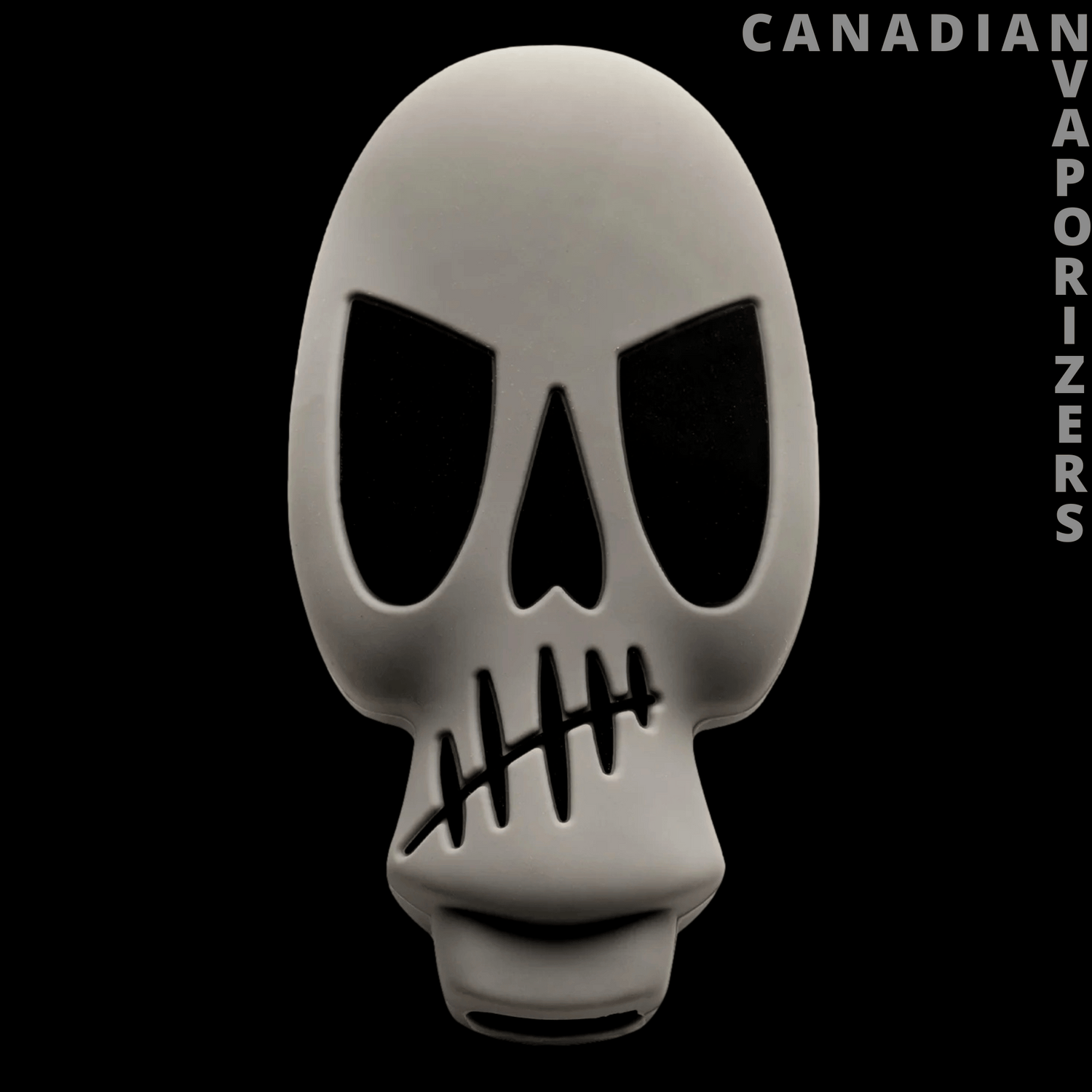 Lit Silicone 3.25&quot; Skull Hand Pipe