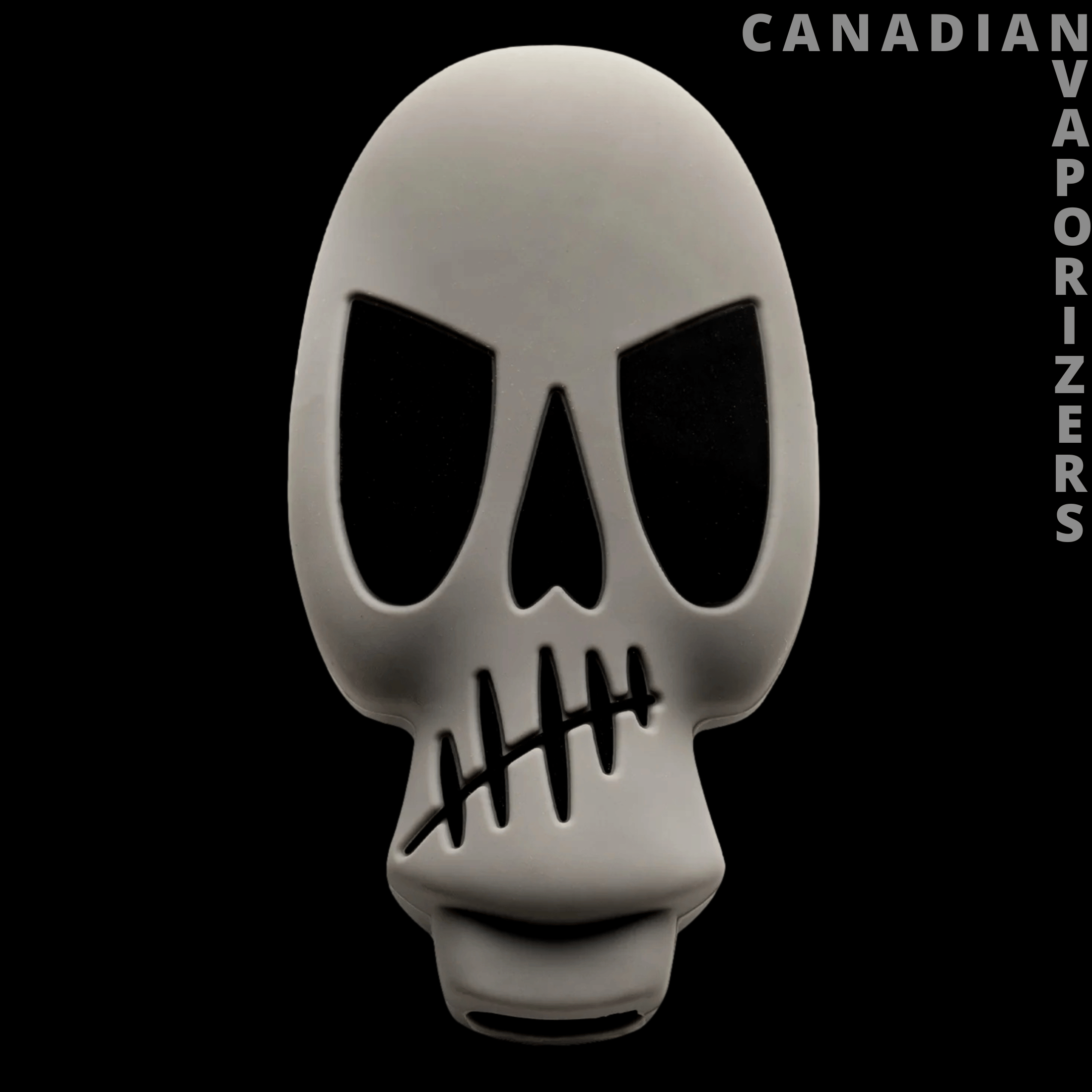 Lit Silicone 3.25&quot; Skull Hand Pipe