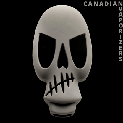 Lit Silicone 3.25&quot; Skull Hand Pipe