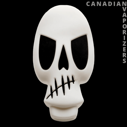Lit Silicone 3.25&quot; Skull Hand Pipe