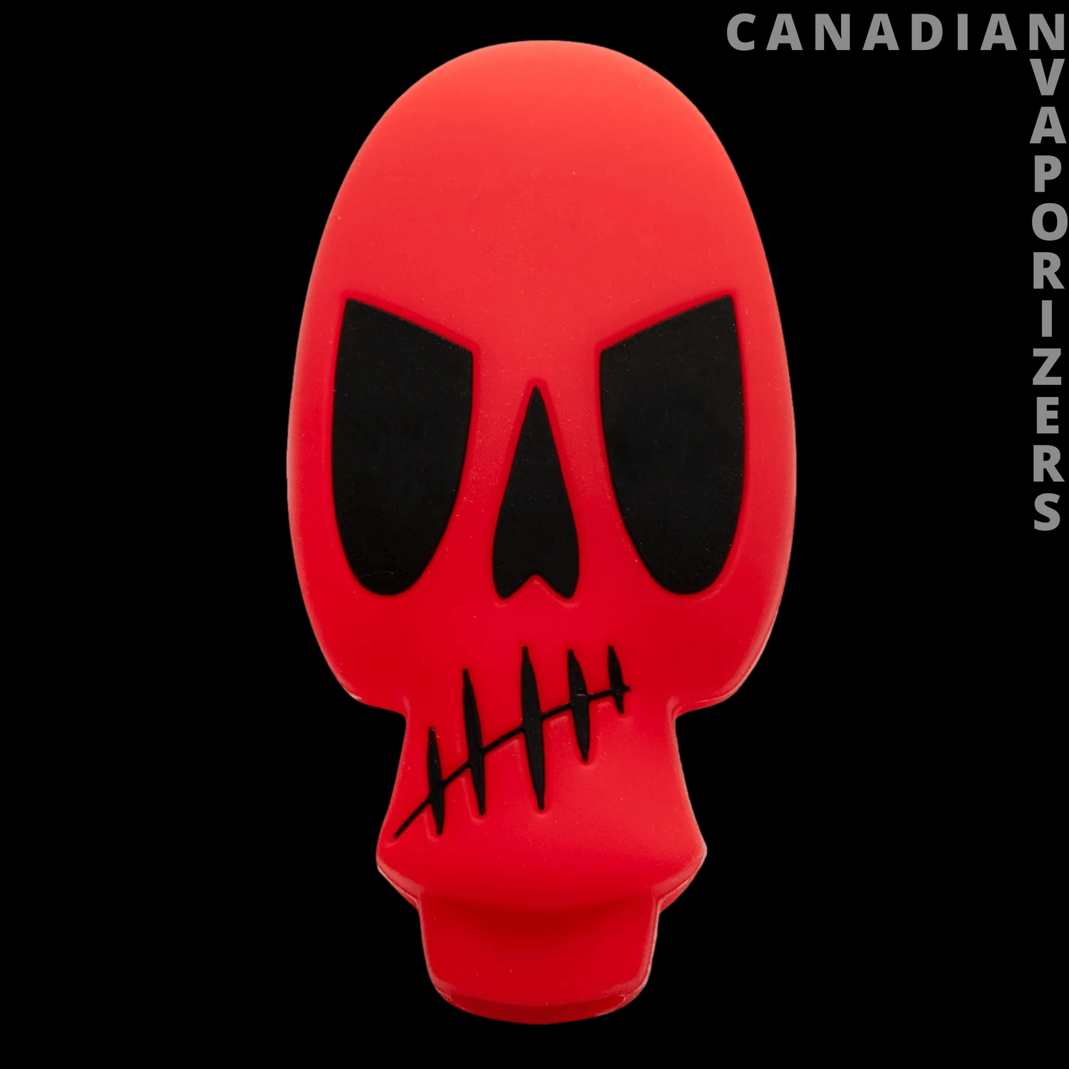 Lit Silicone 3.25&quot; Skull Hand Pipe