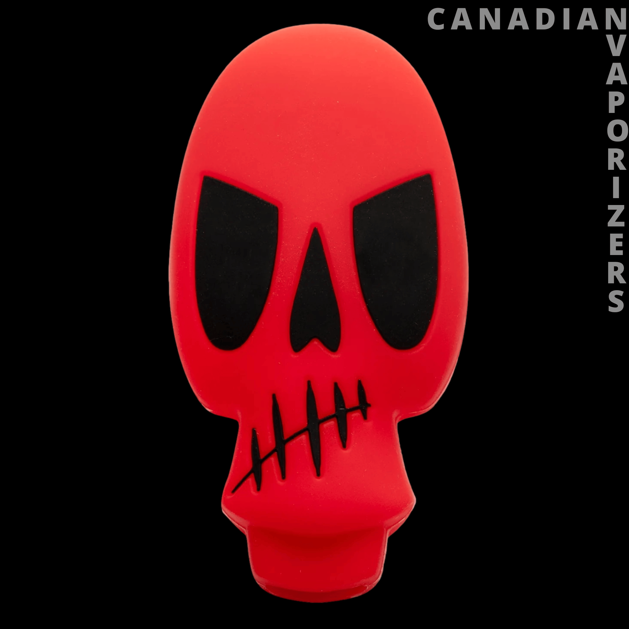 Lit Silicone 3.25&quot; Skull Hand Pipe